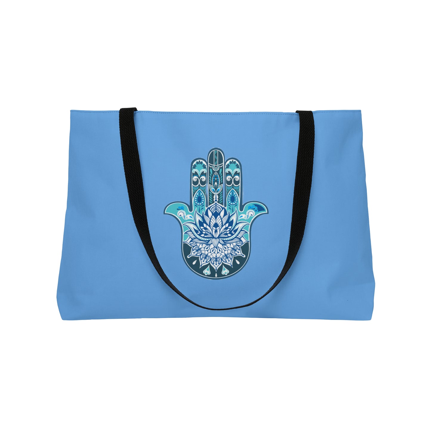 Hamsa - Chamsa - Lotus - Light Blue  Big Tote Bag