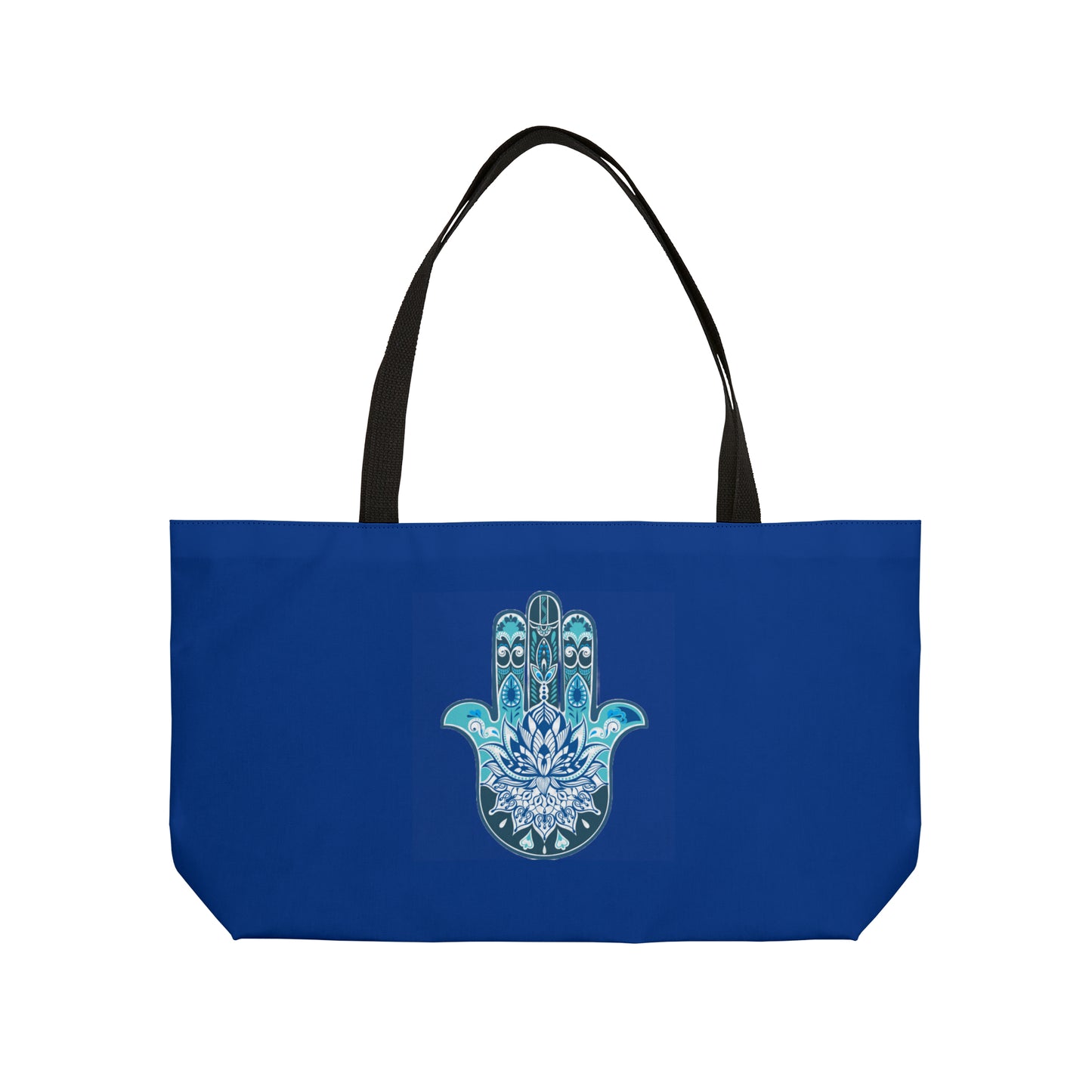 Hamsa - Chamsa - Lotus - Dark Blue  Big Tote Bag