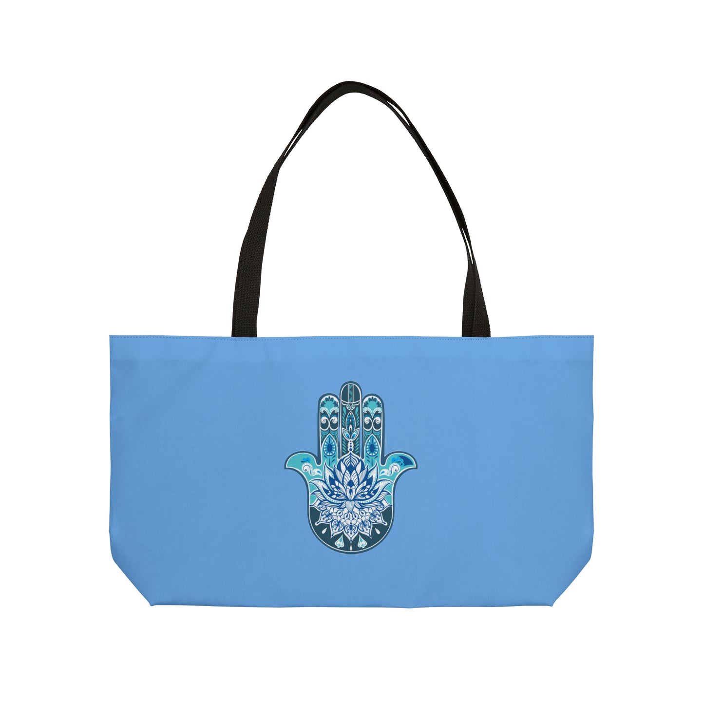 Hamsa - Chamsa - Lotus - Light Blue  Big Tote Bag