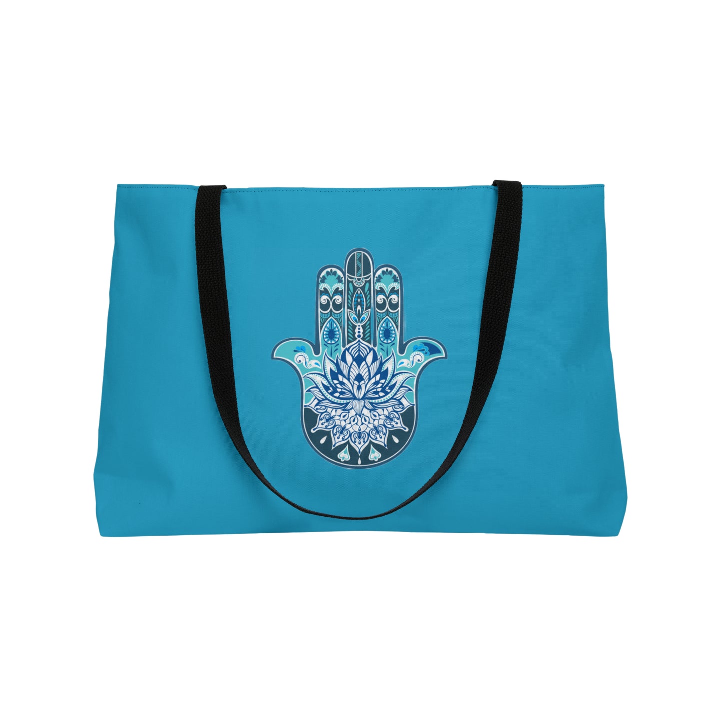 Hamsa - Chamsa - Lotus - Torquise  Big Tote Bag