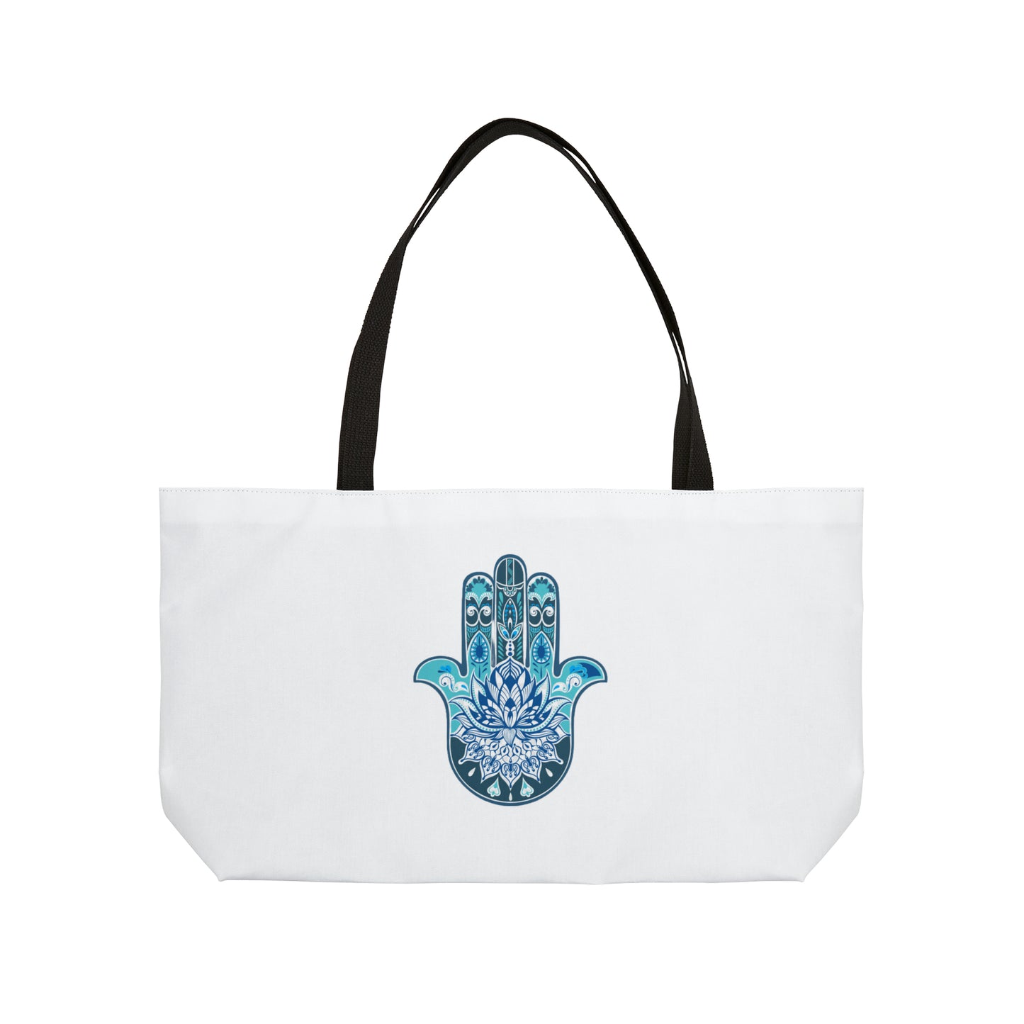 Hamsa - Chamsa - Lotus - White  Big Tote Bag