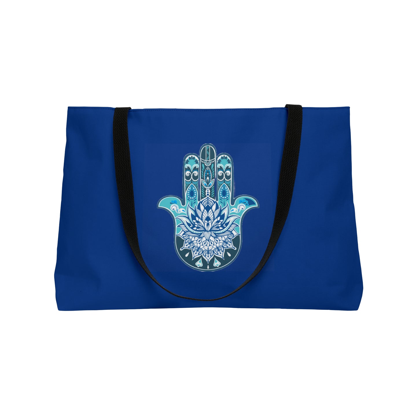 Hamsa - Chamsa - Lotus - Dark Blue  Big Tote Bag