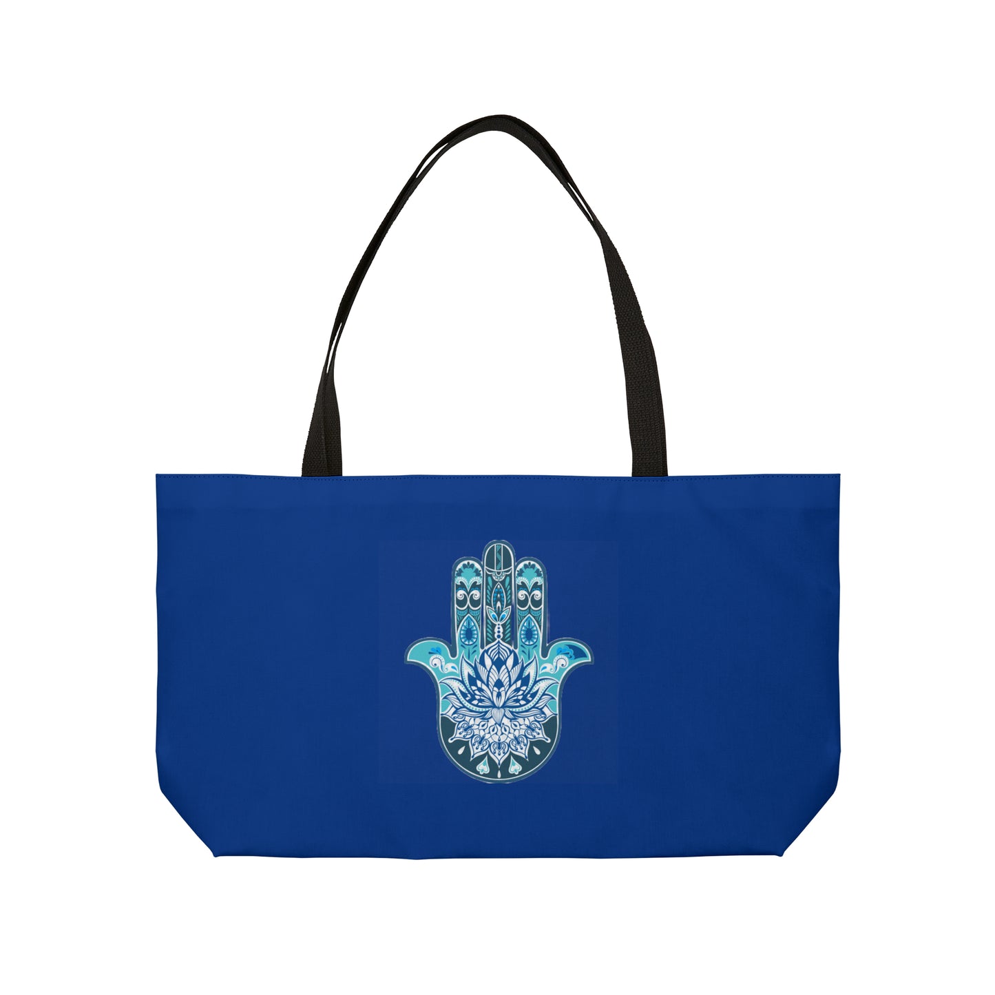 Hamsa - Chamsa - Lotus - Dark Blue  Big Tote Bag