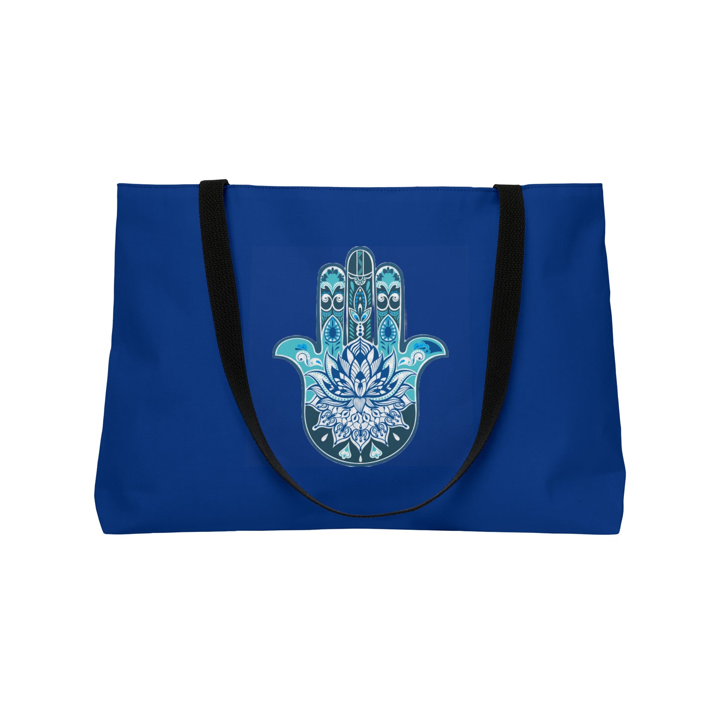 Hamsa - Chamsa - Lotus - Dark Blue  Big Tote Bag