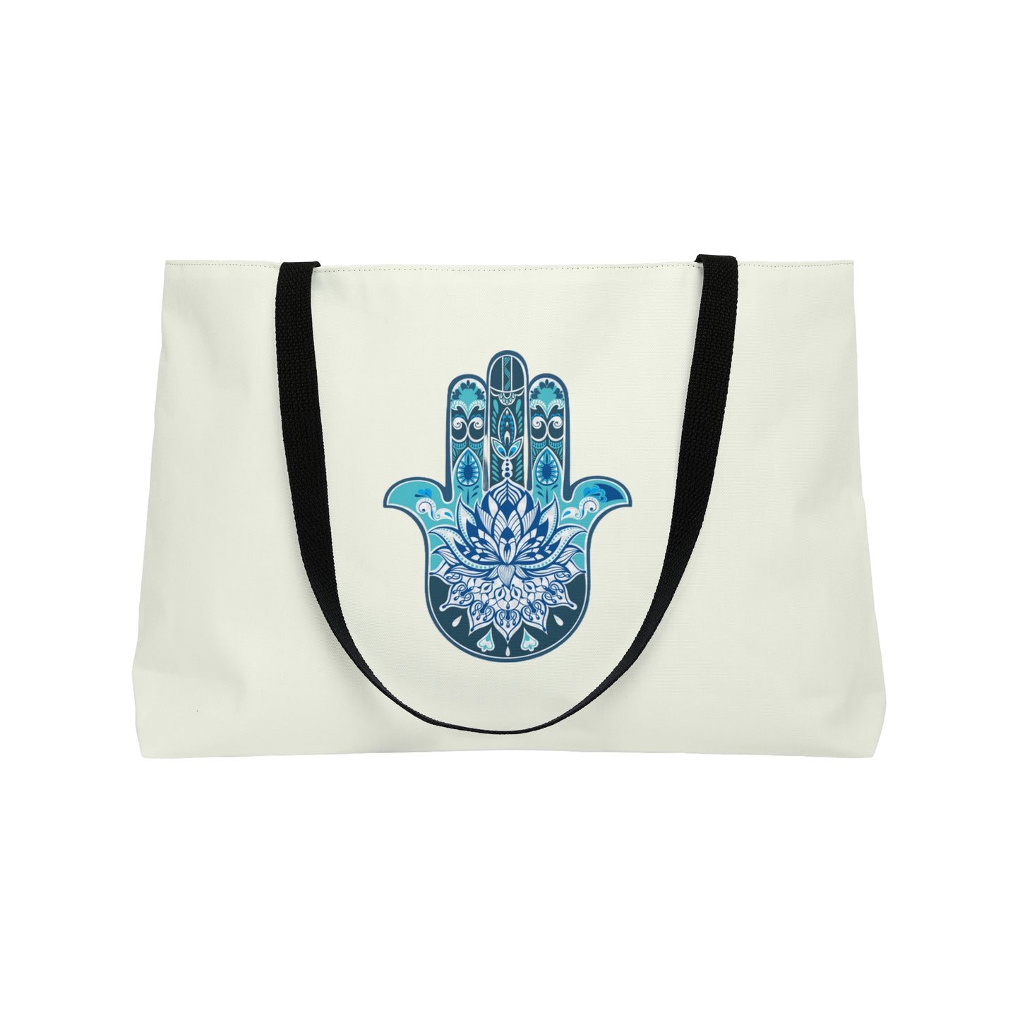 Hamsa - Chamsa - Lotus - Ivory  Big Tote Bag