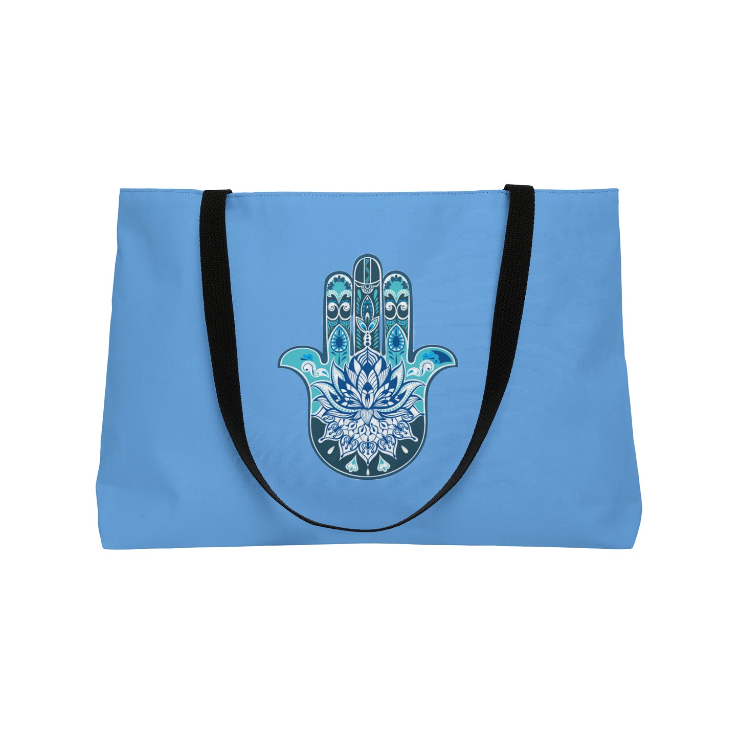 Hamsa - Chamsa - Lotus - Light Blue  Big Tote Bag