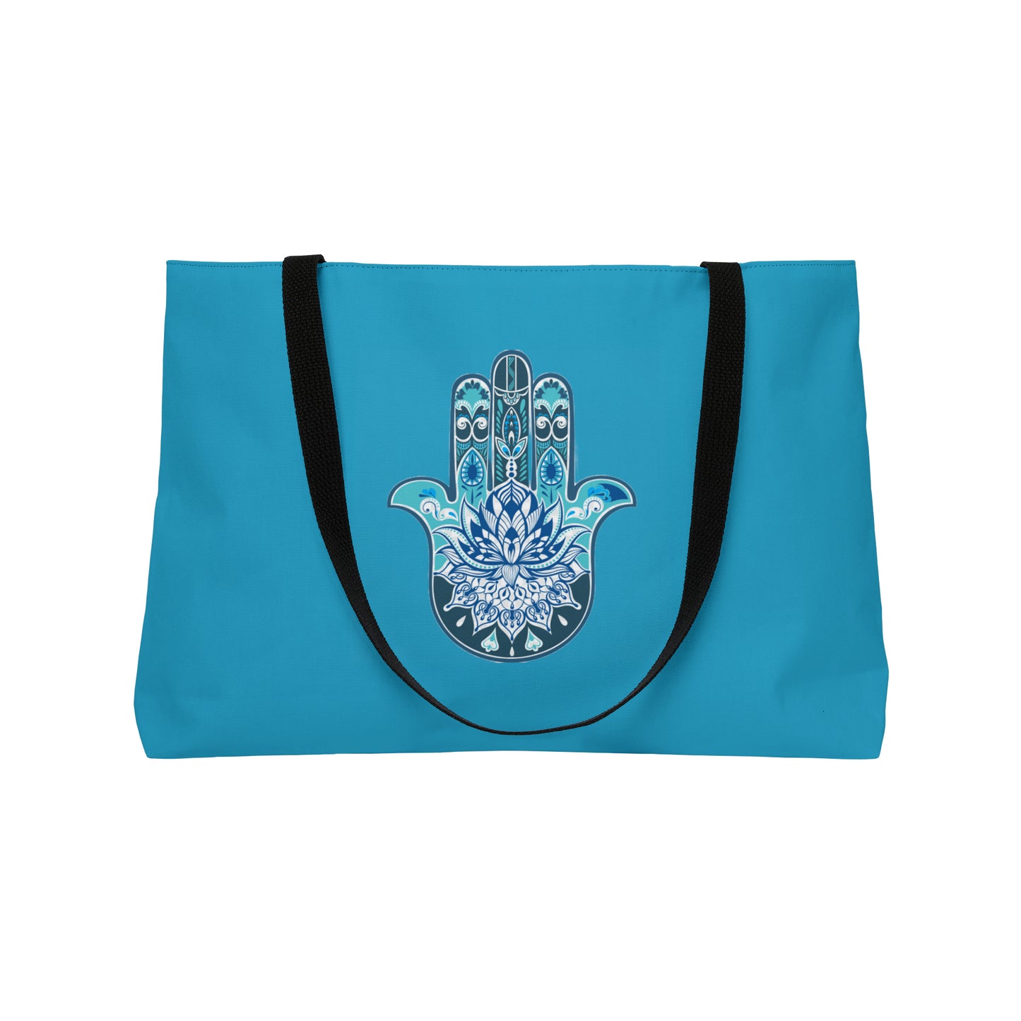 Hamsa - Chamsa - Lotus - Torquise  Big Tote Bag